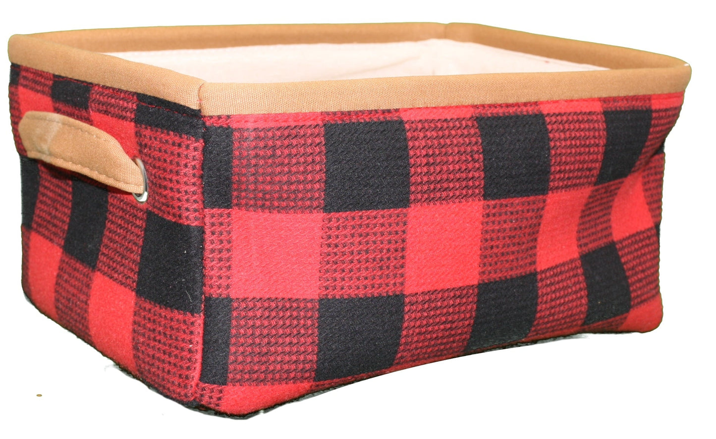 Buffalo Check Fabric Baskets -