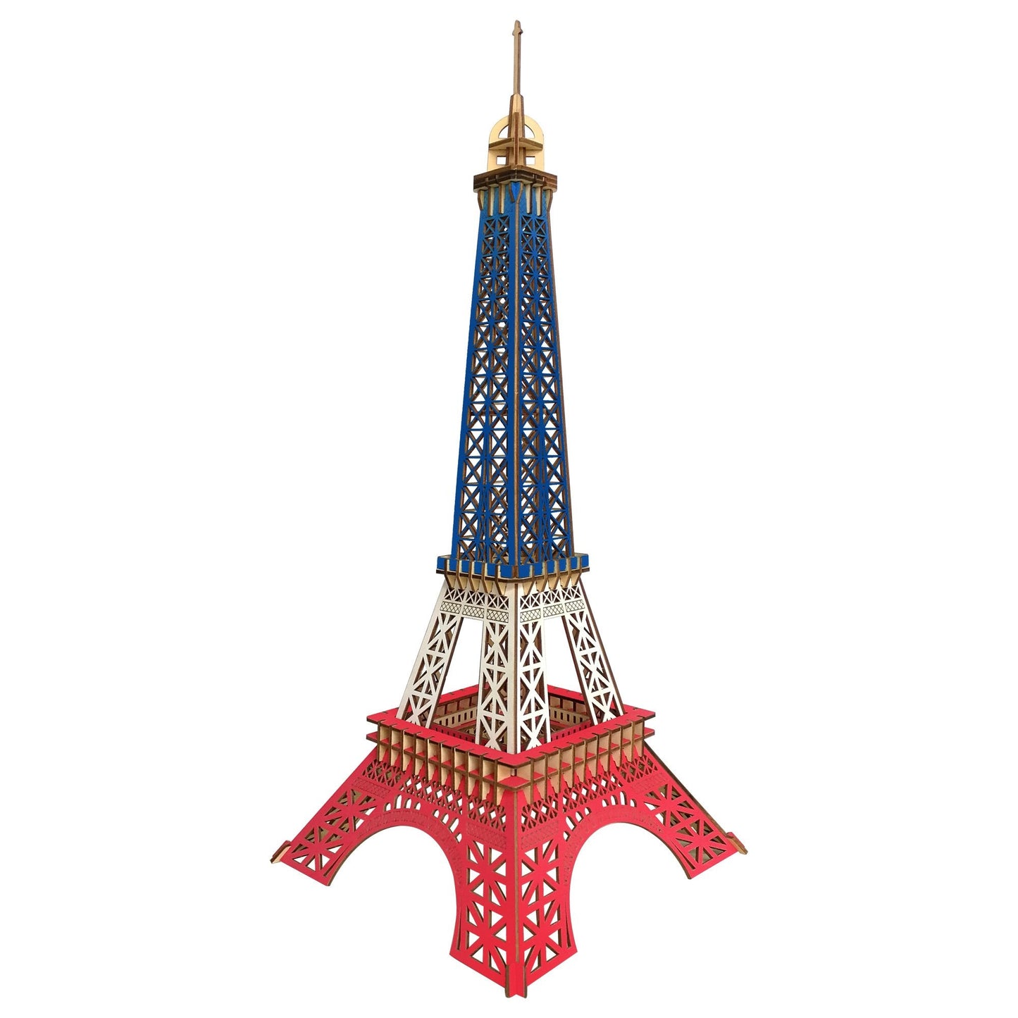 Paris Eiffel Tower Model Kit - Wooden Laser-Cut 3D Puzzle (94 Pcs)