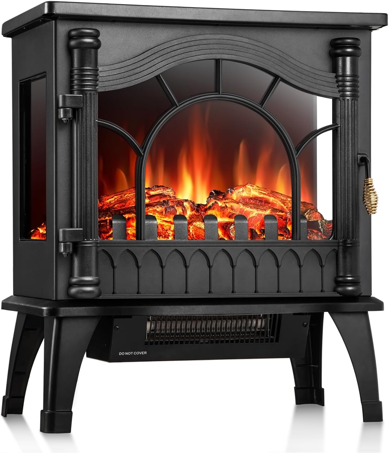 Electric Fireplace Heater, 20" Freestanding Fireplace S520222