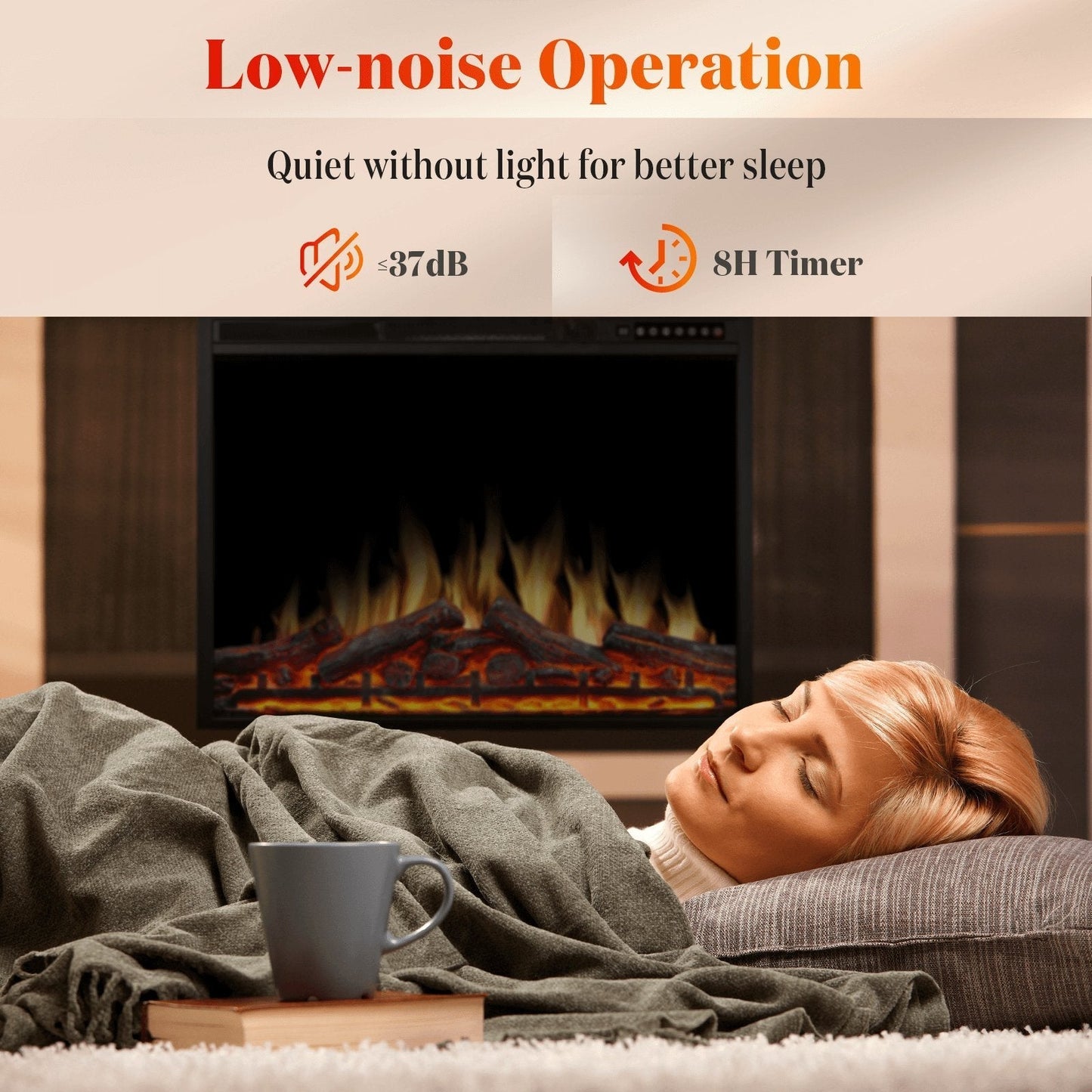 Electric Fireplace Insert Adjuatble Flame Colors 936A,939A,936BXB,939BXB