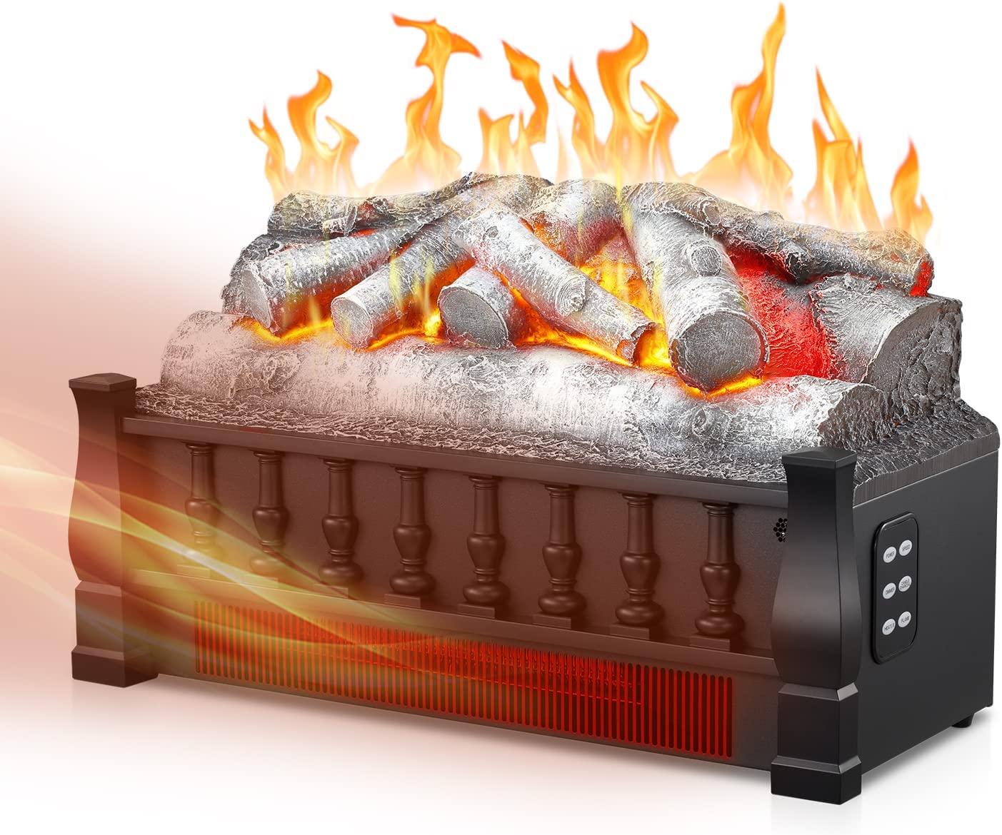Electric Fireplace Log Set Heater L250,L360