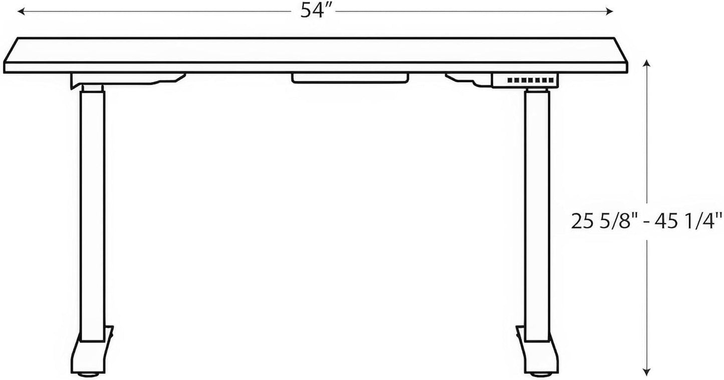 Electric Height Adjustable Standing Desk with Modern Design