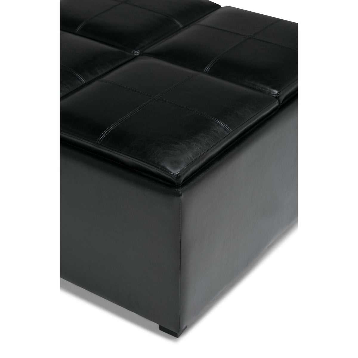 Avalon Square Coffee Table Storage Ottoman