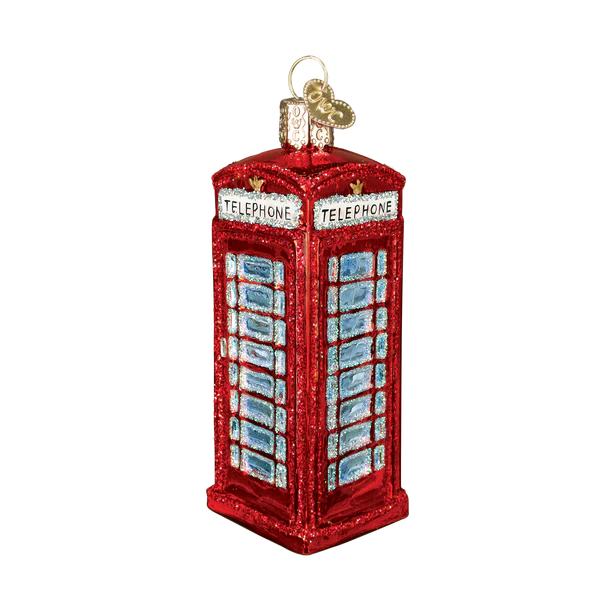 Old World Christmas English Phonebooth