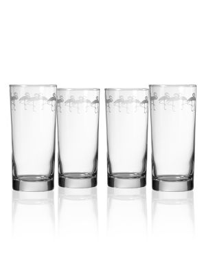 Etched Highball Glass- 5 Styles