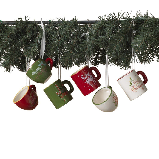 Charming Ceramic Mug Ornament -
