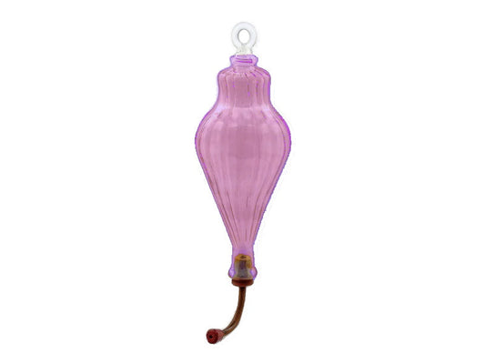 Hummingbird Feeder - Organic Luster Ribbed - Purple
