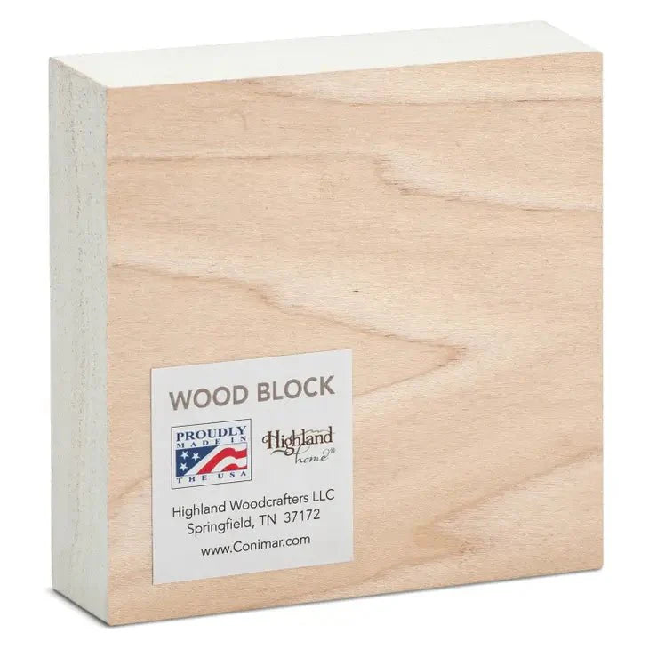 Expressions of Faith Wood Block Sign - 6 Verses | Solid Poplar Wood | Made in the USA