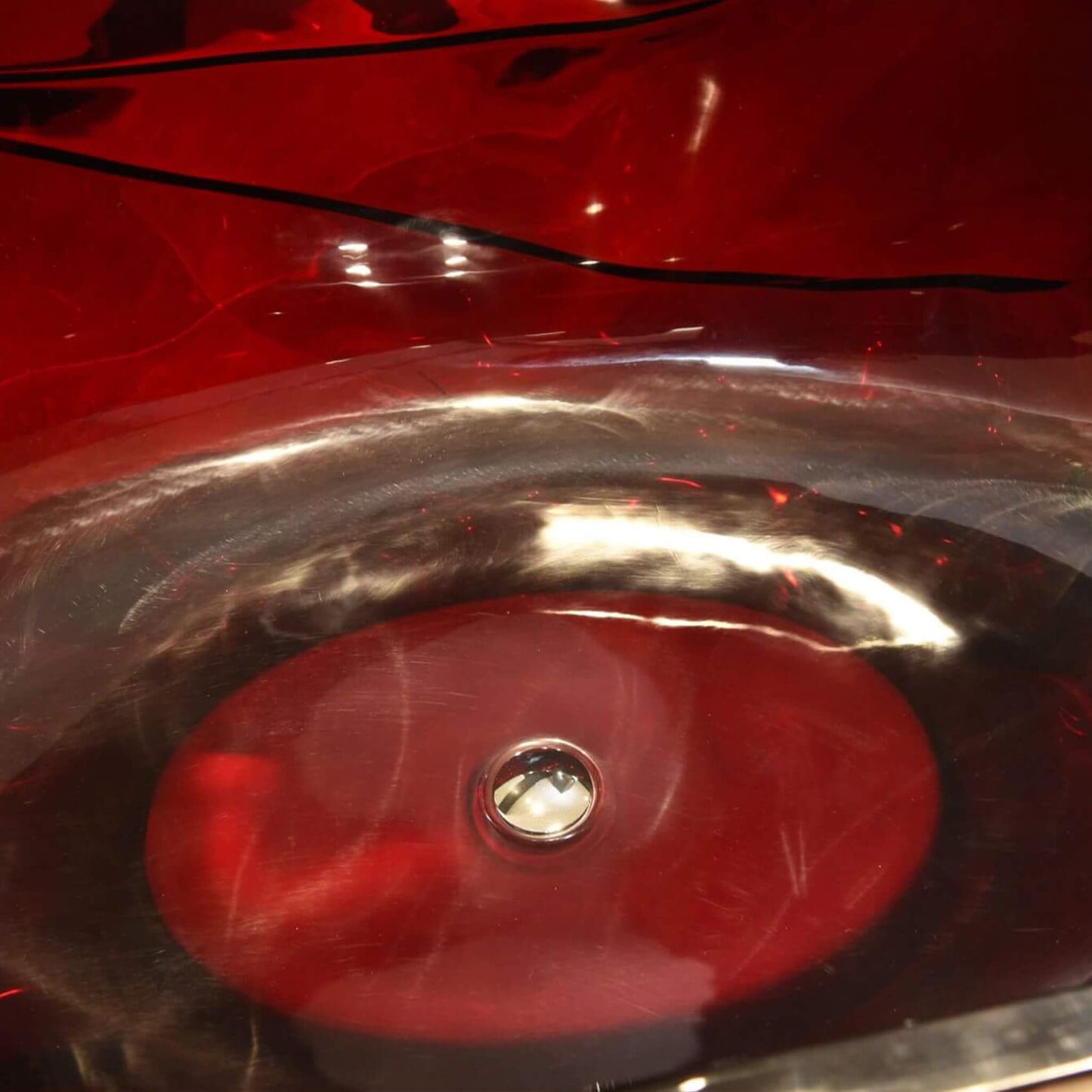 Extra Large 67" Modern Freestanding Oval Resin Soaking Bathtub (SAK14326)