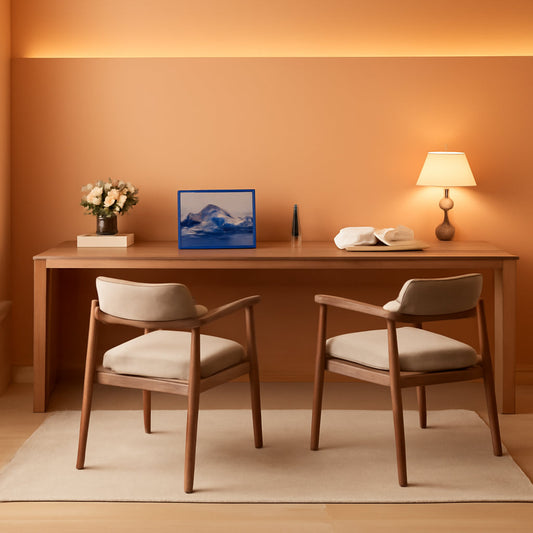 Extra Long Wooden Computer Desk for Home Office