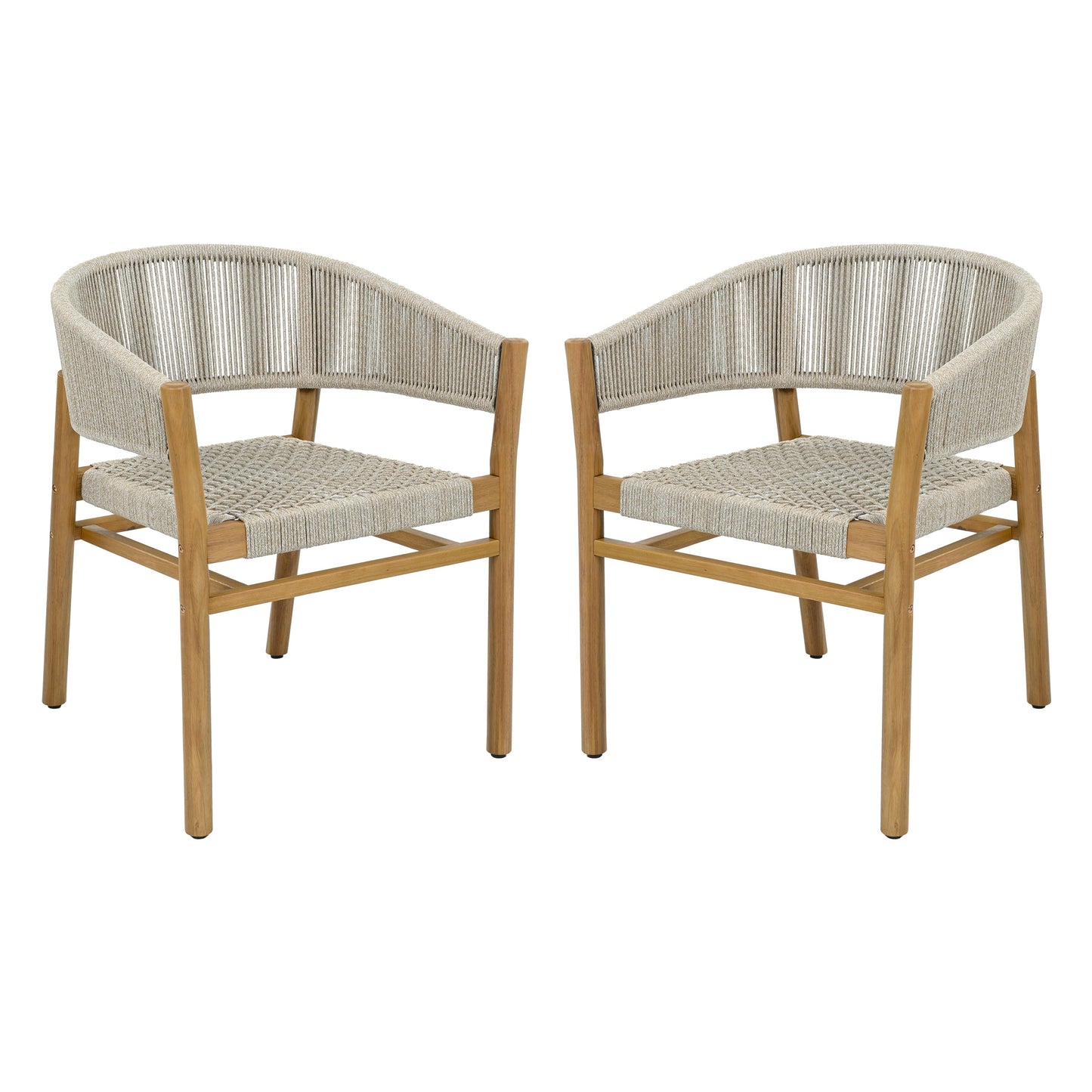 Outdoor Accent Chair Set 2 Person Seating Group