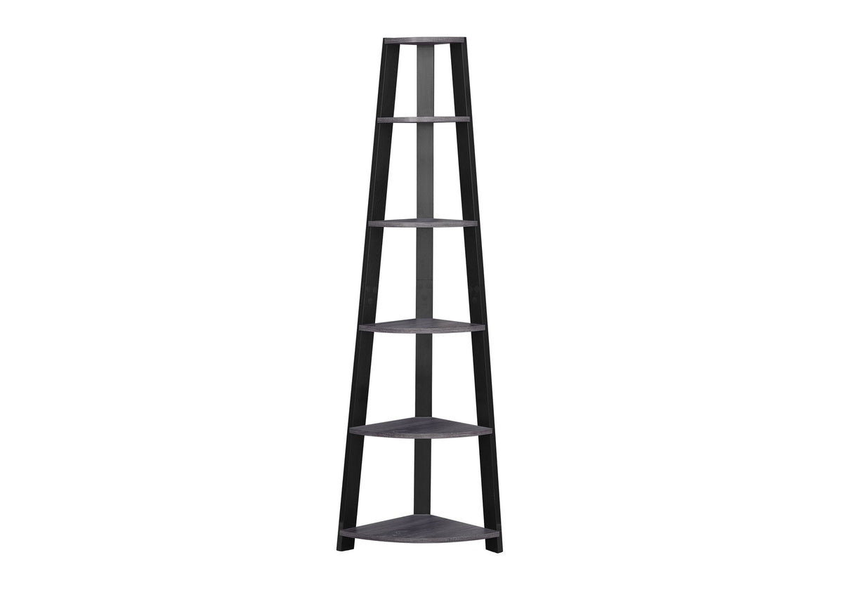 Five-Tier Corner Bookshelf