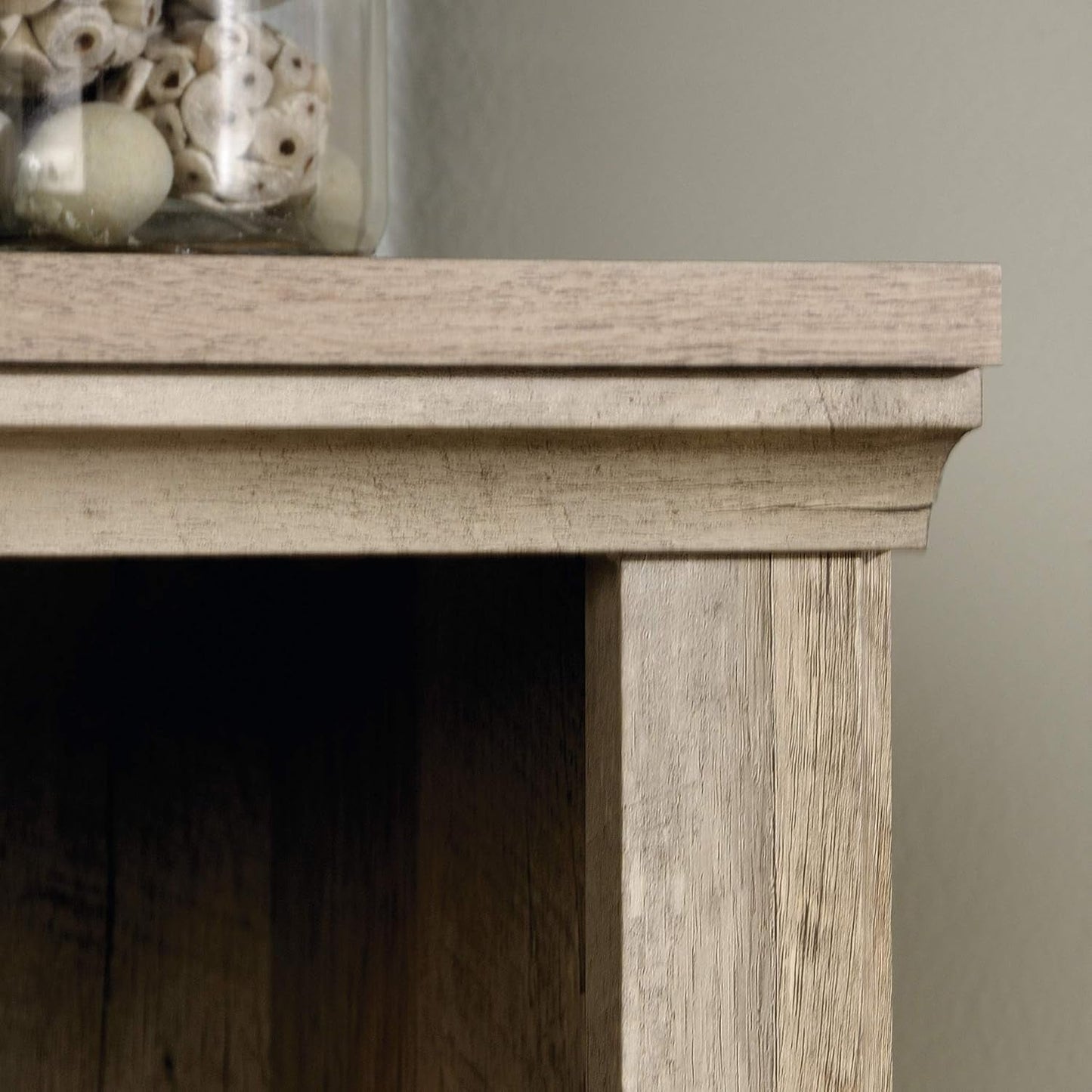 3 Shelf Bookcase In Lintel Oak Finish For Living Room