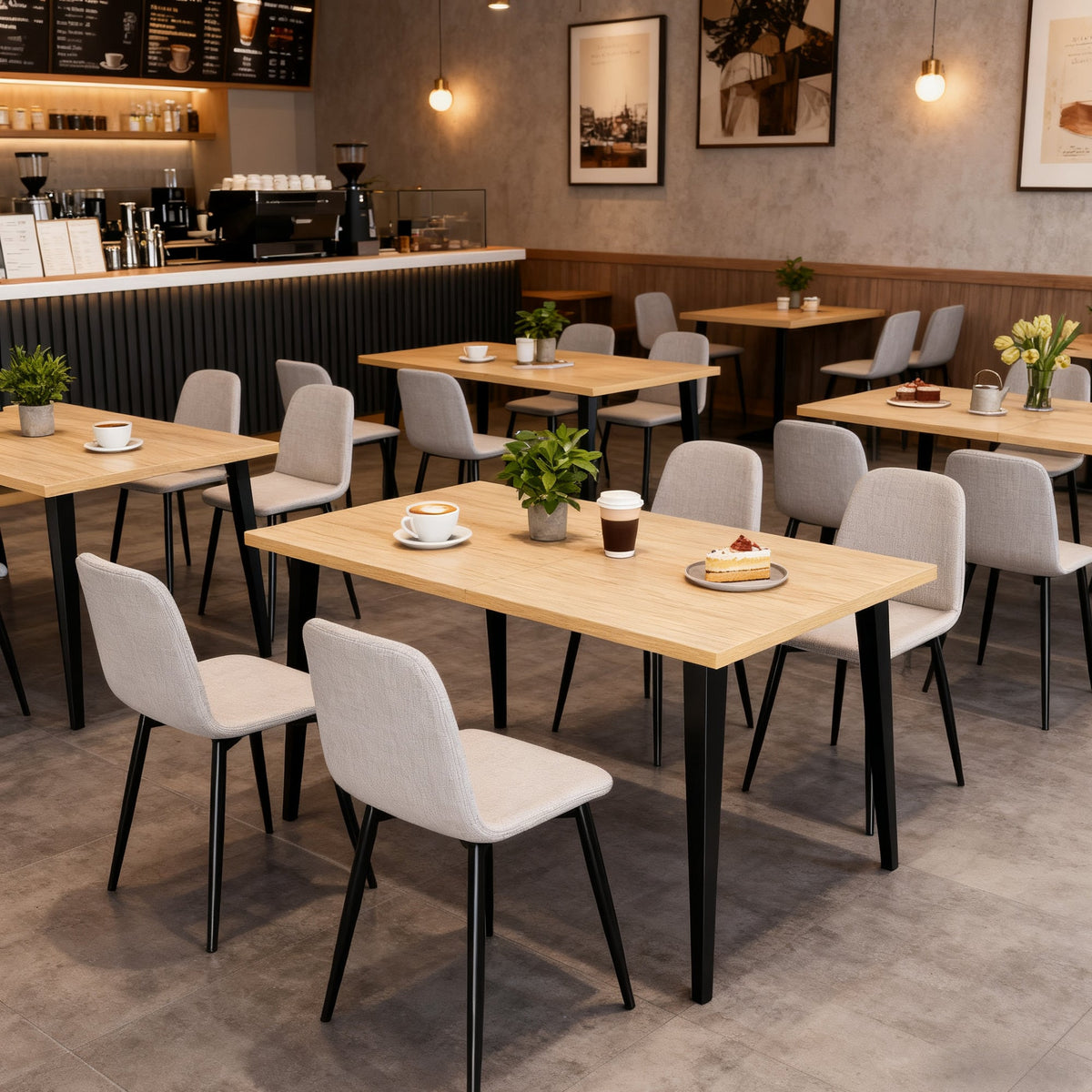 63-Inch Modern Dining Table