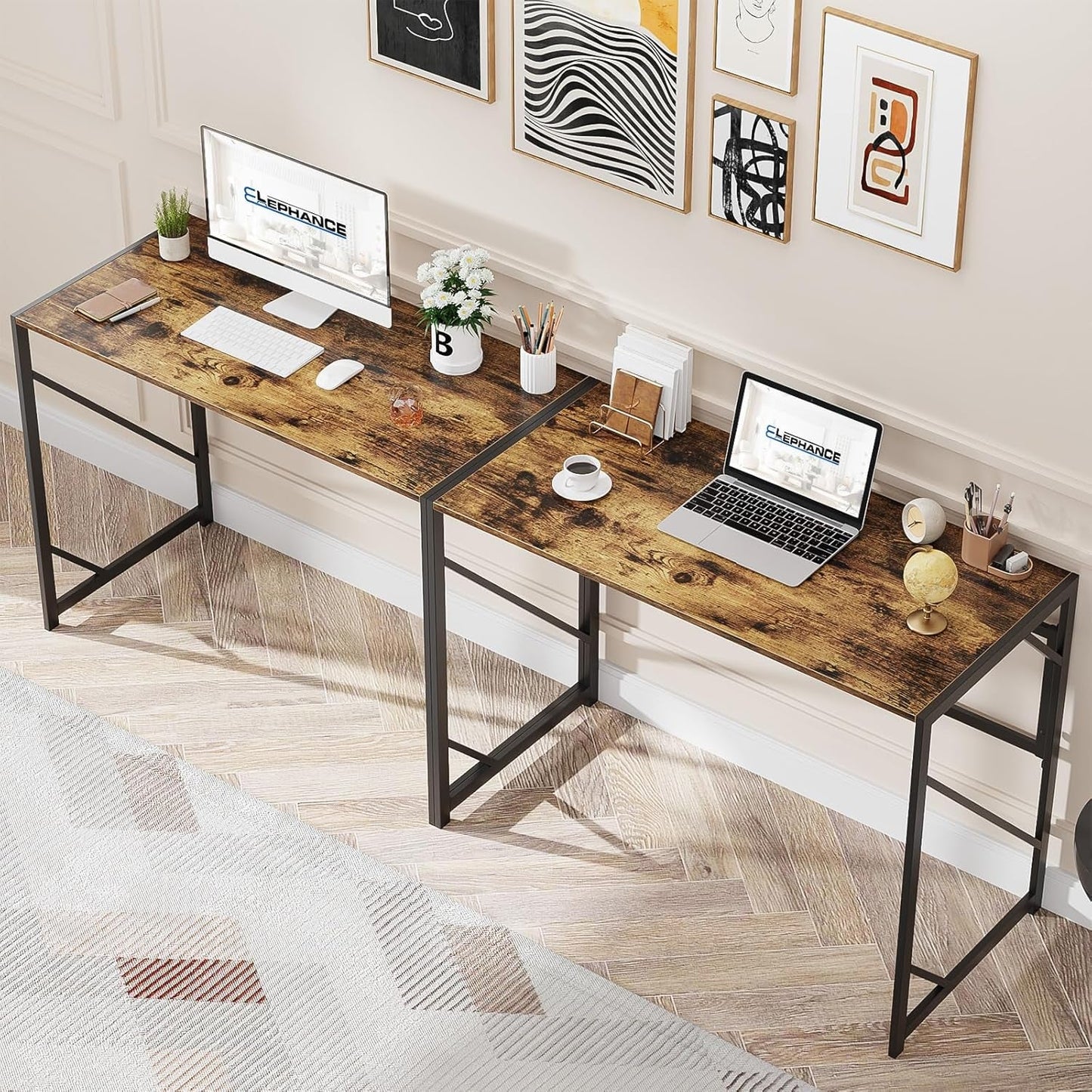 Foldable Desk For Home Office 40.6 Inch No Assembly