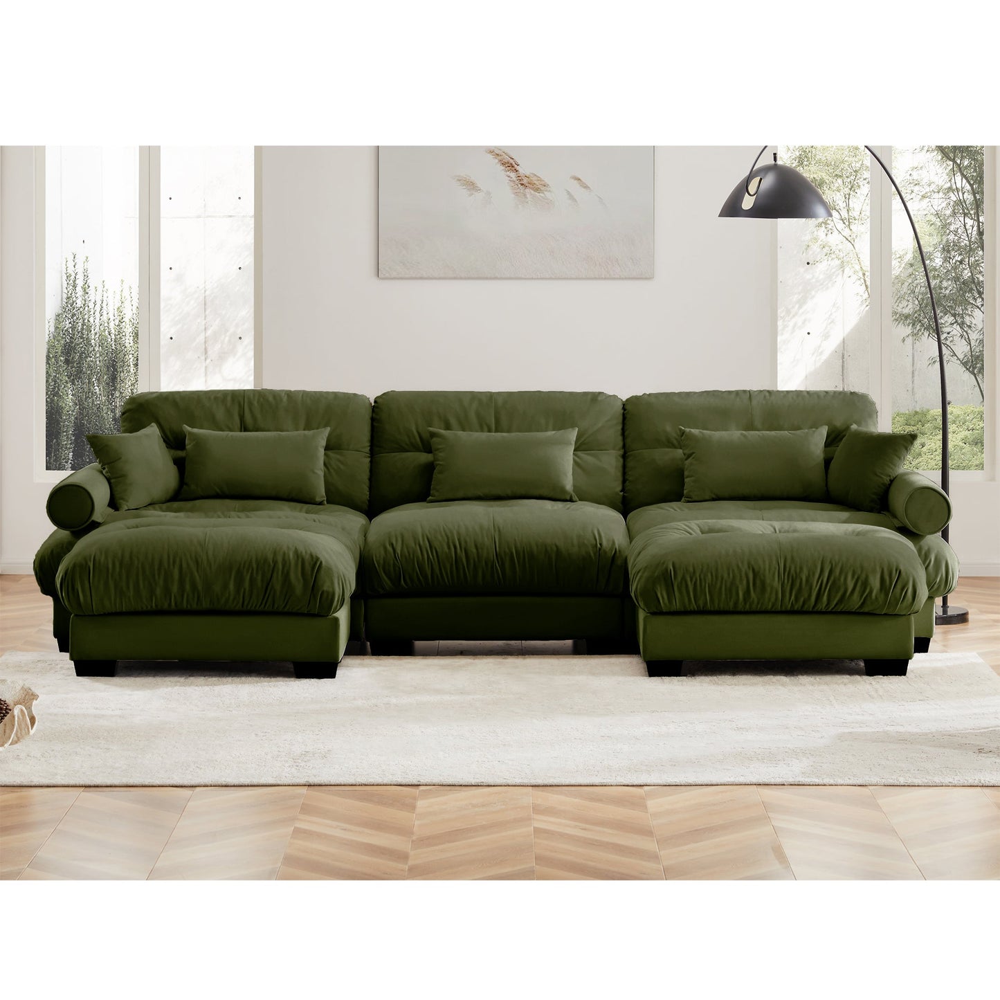 U Shape Modular Sectional Sofa Couch