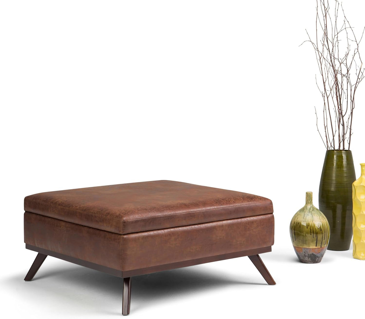 Owen 36Inches Wide Mid Century Storage Coffee Table