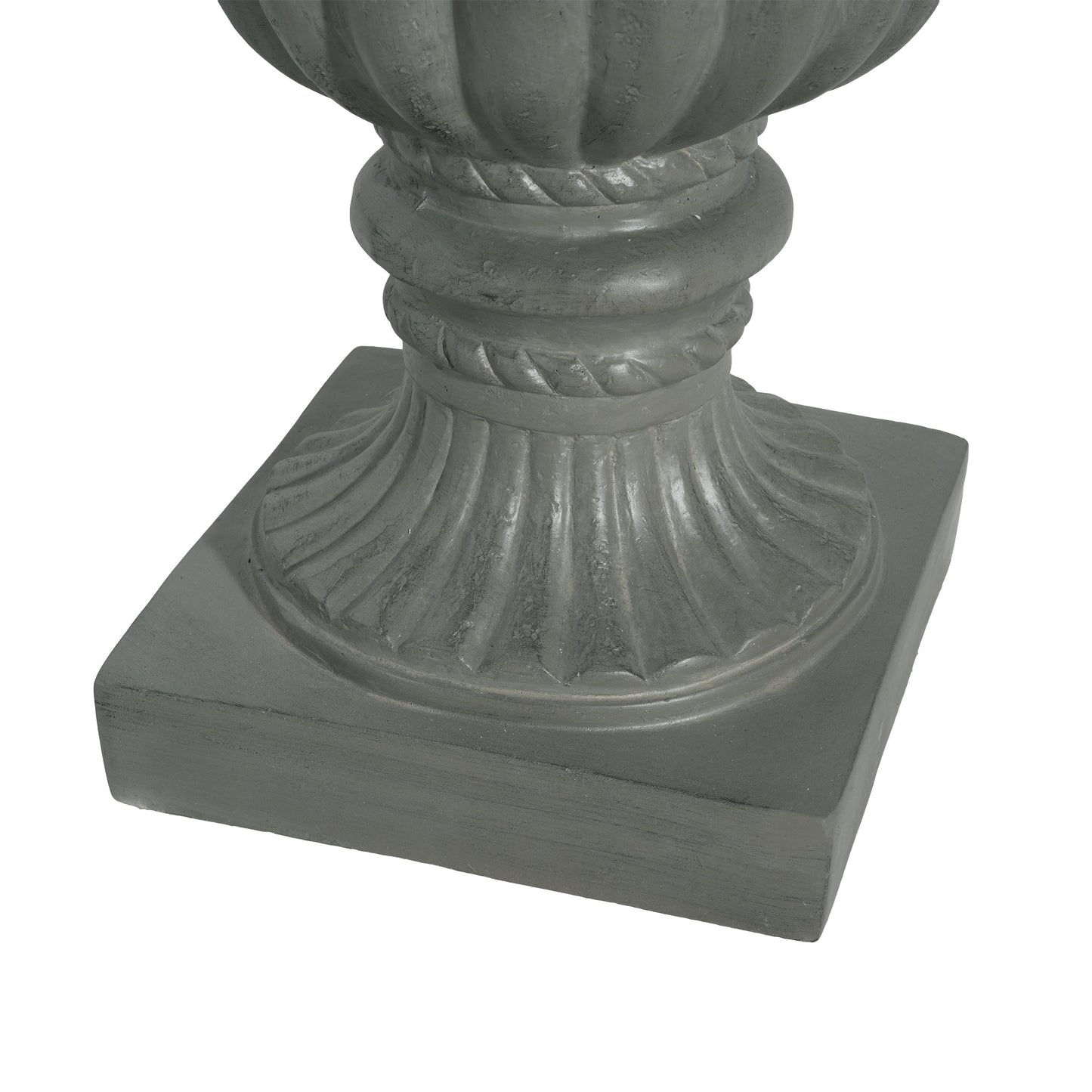 Outdoor Garden Urn Planter, Gray