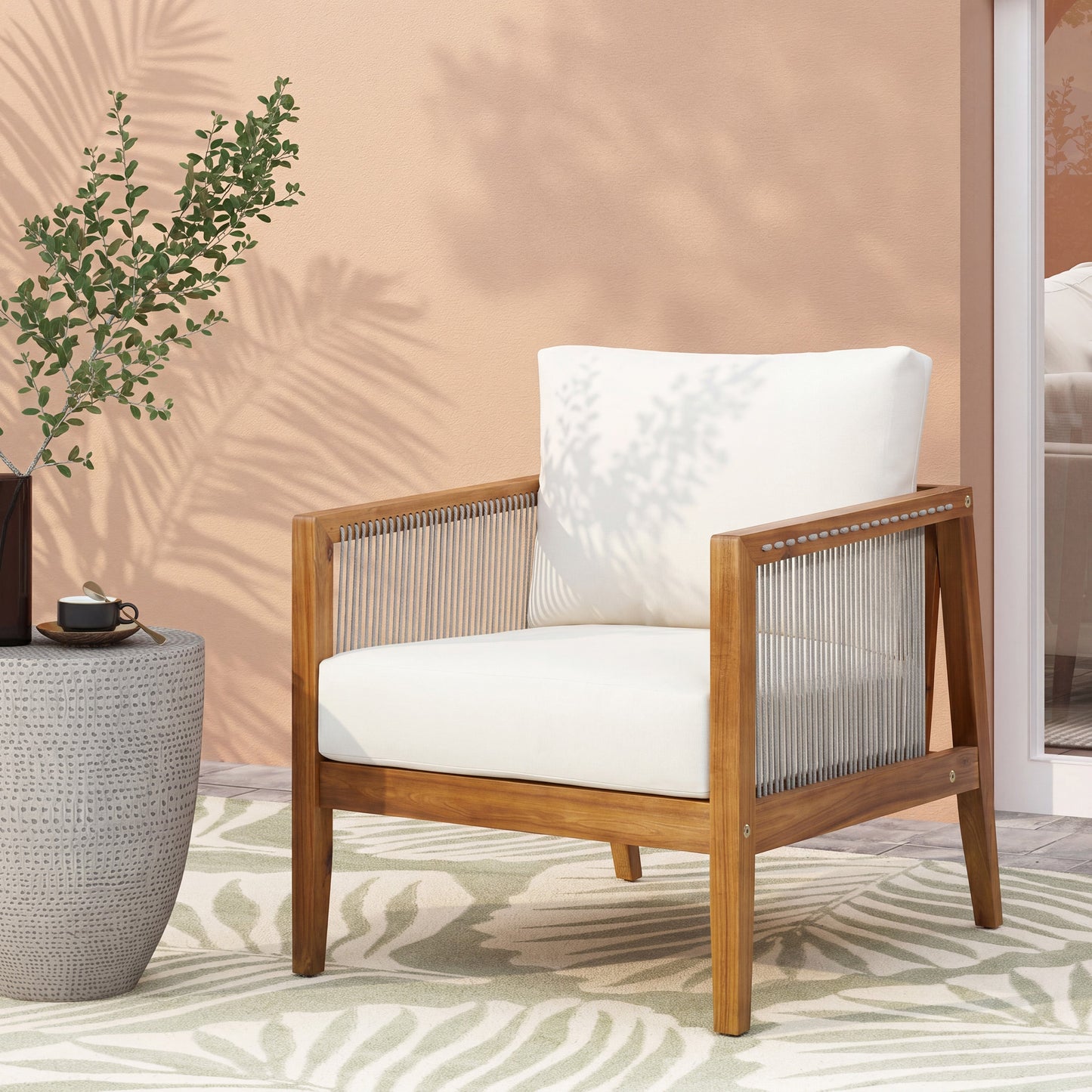 Outdoor Club Chair (Set of 1)