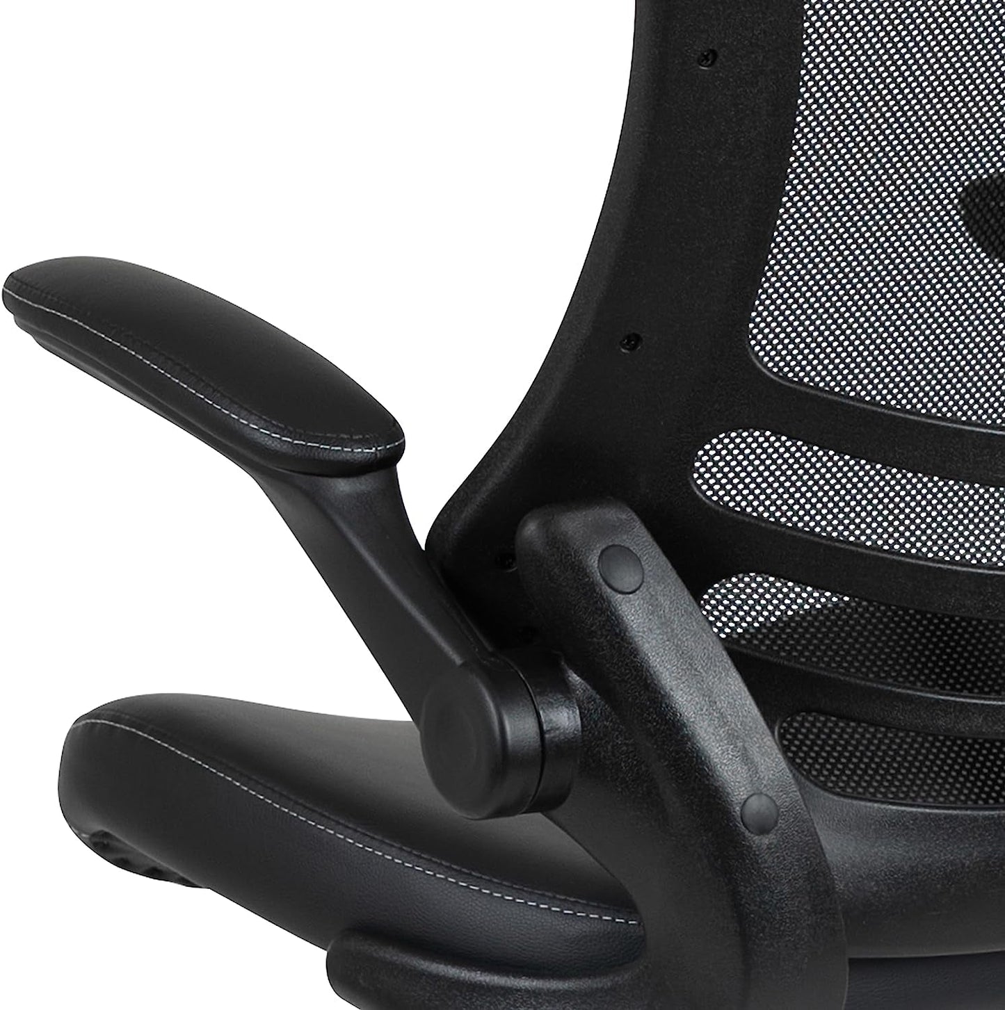 Kelista Mid Back Swivel Ergonomic Office Chair Black