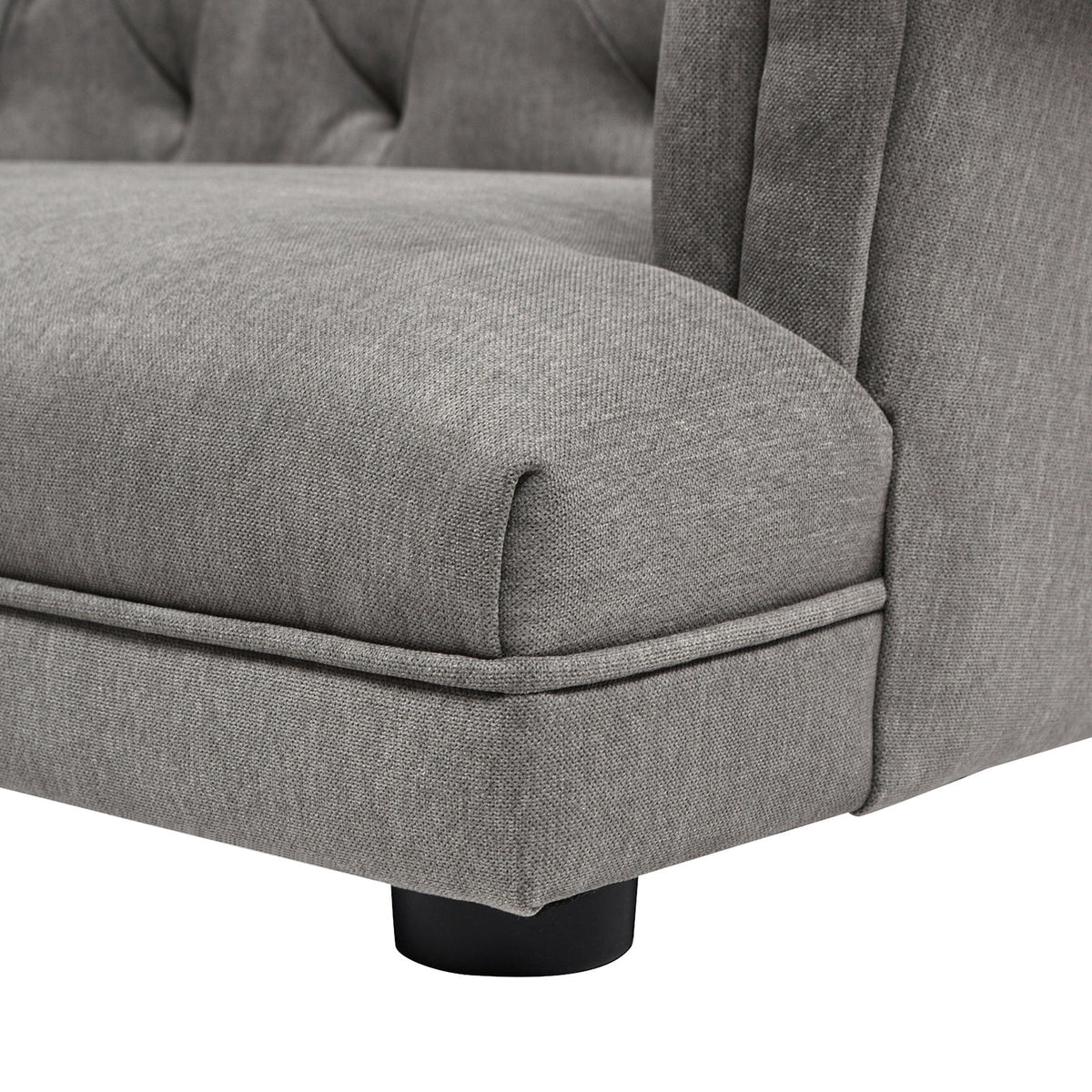 Kiki 36.5" Chesterfield Dog Sofa Bed, Medium, Uptown