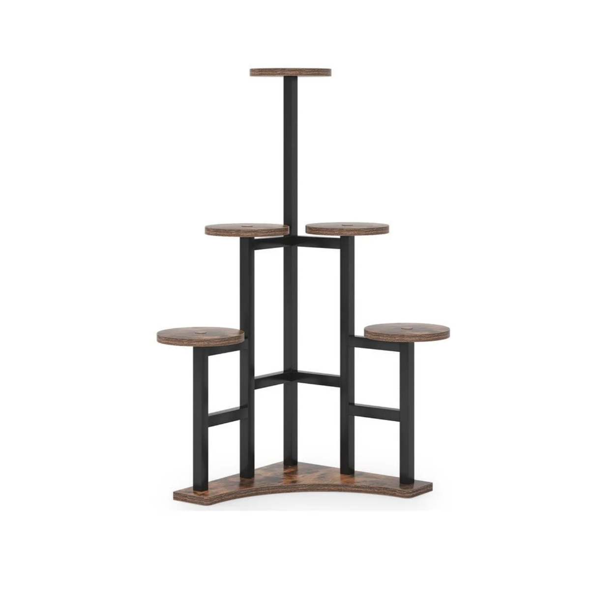 43.70" Height 6-Tier Rustic Plant Shelf