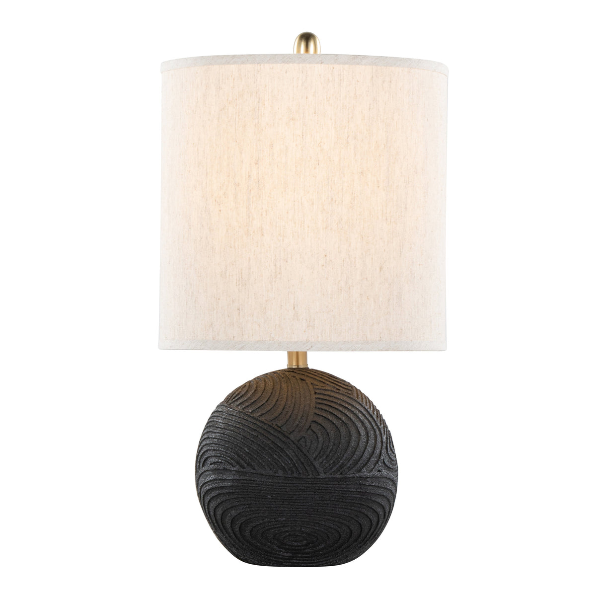 23" Contemporary Polyresin Table Lamp in Matte
