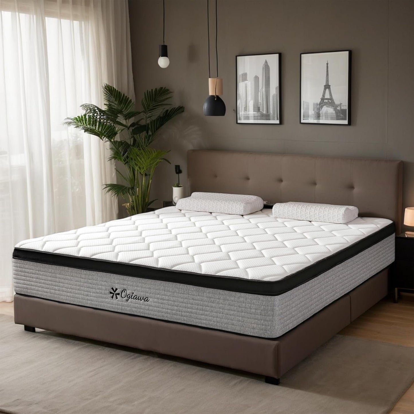 Queen Certipur Memory Foam Hybrid Edge Support Ultra Comfort Mattress Box