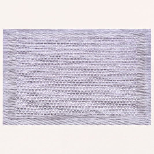 PVC Placemats – Silver Gray Dining Table Mats | Heat Resistant, Non Slip