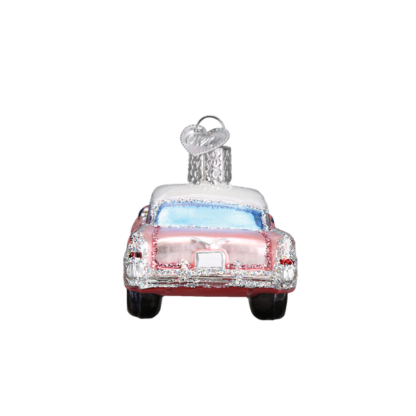 Classic Car Glass Ornament