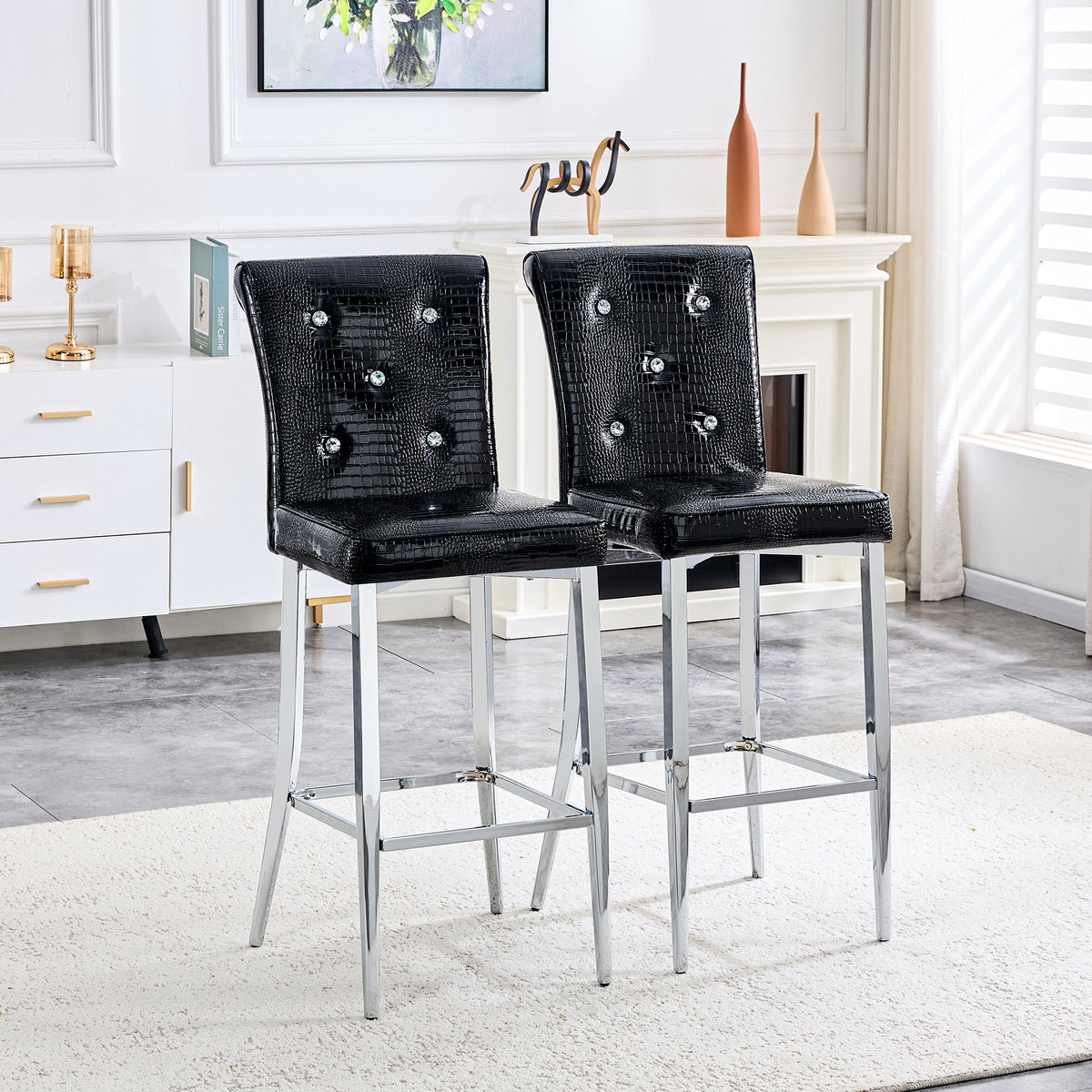 A Set of 2 Dining Chairs