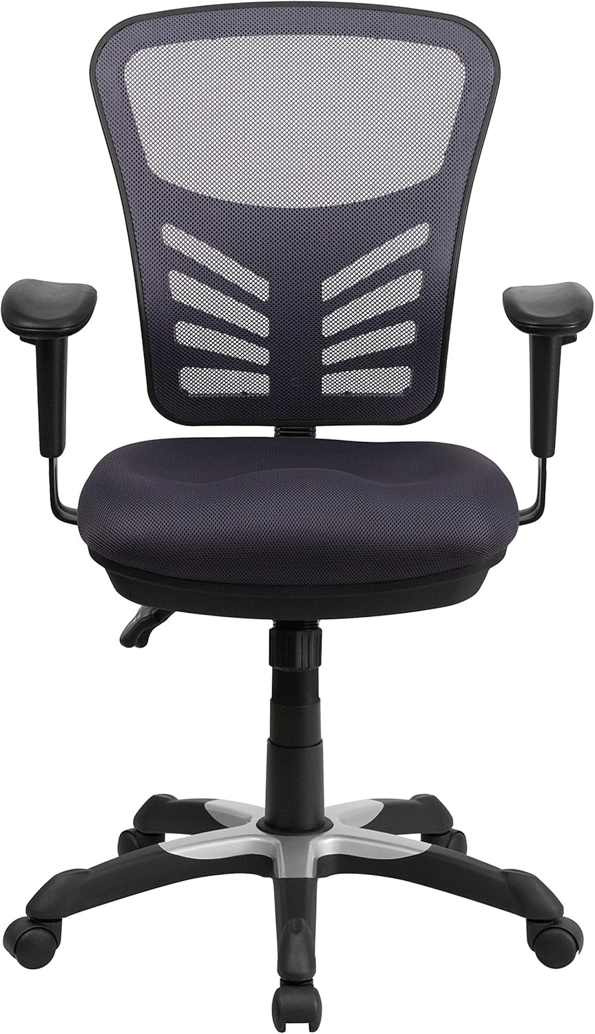 Nicholas Mid-Back Ergonomic Mesh Office Chair Dark Gray