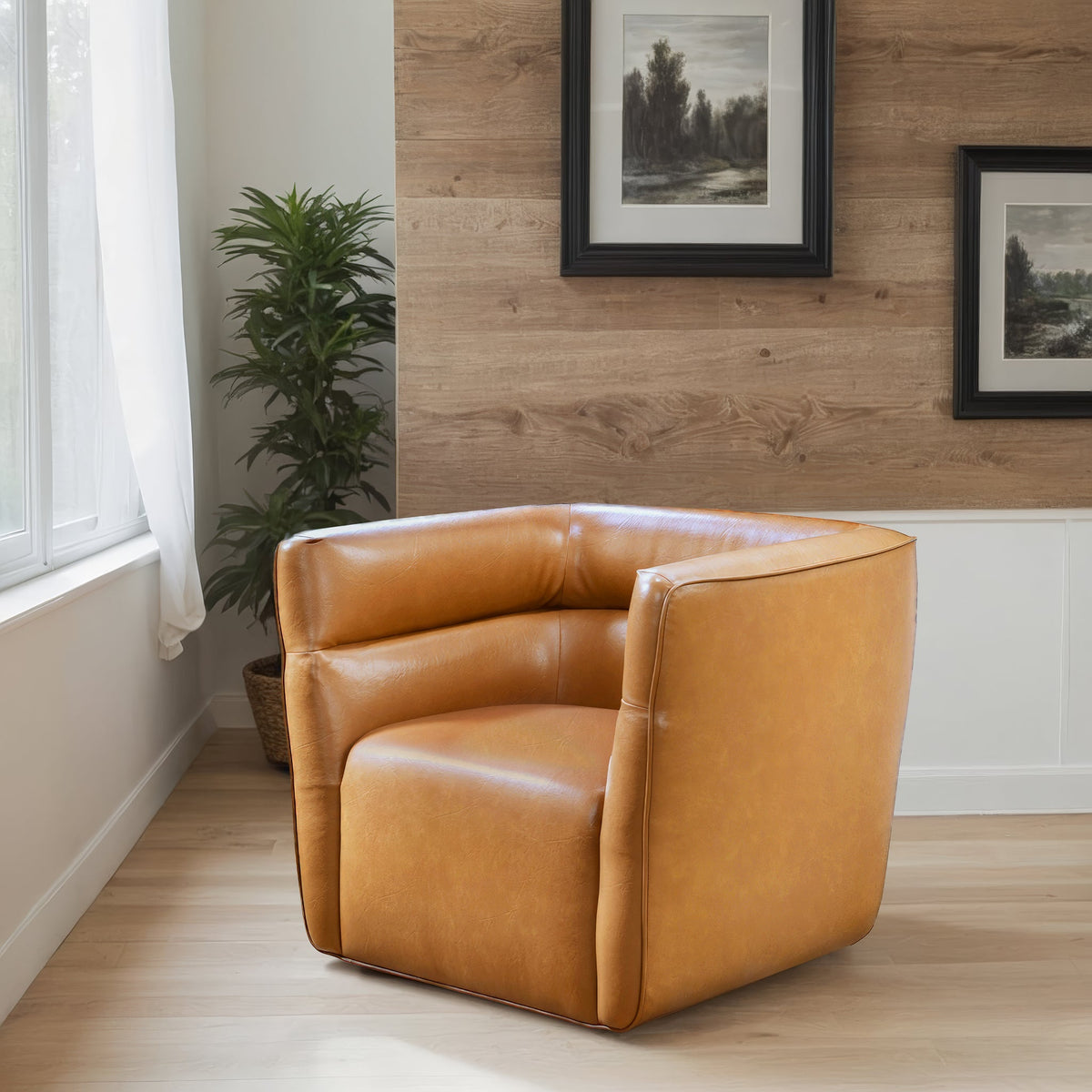 Callan Swivel Chair - Vegan