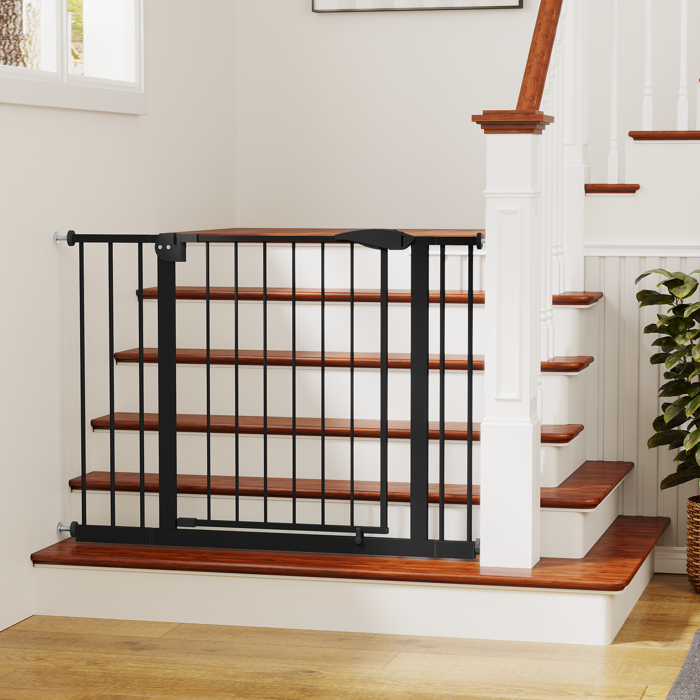 29.5-44.1" Wide Baby Gate for Stairs and Doorways