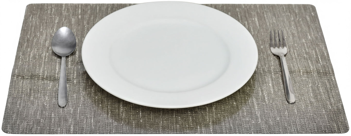 Woven PVC Placemats - Set of 4 or 8 | Heat Resistant Non Slip Table Mats