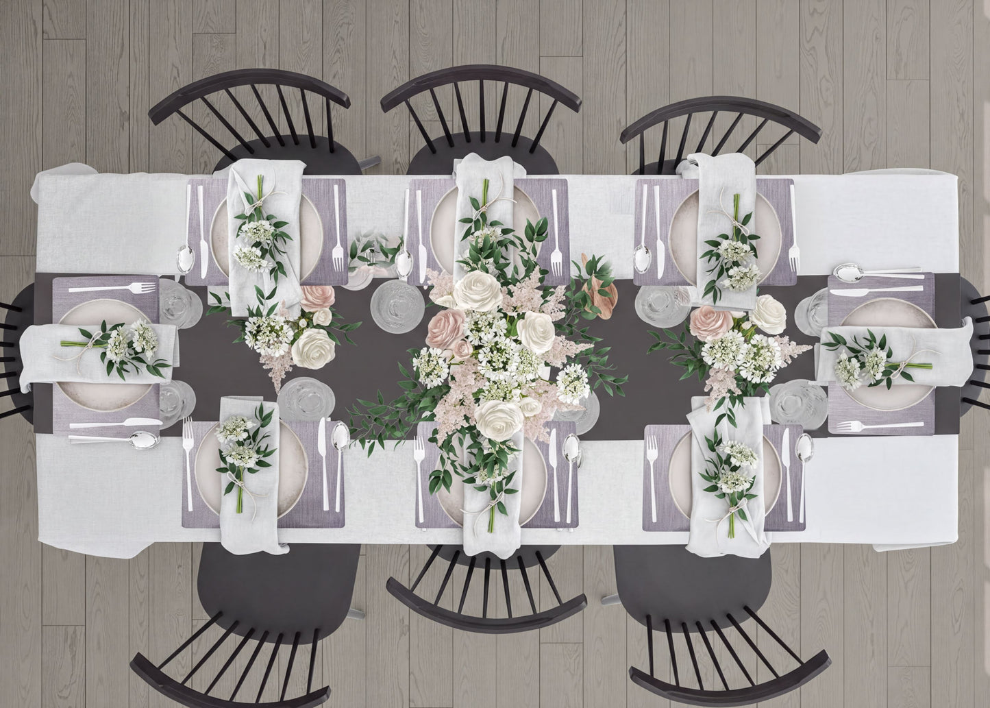 Woven PVC Placemats - Set of 4 or 8 | Heat Resistant Non Slip Table Mats