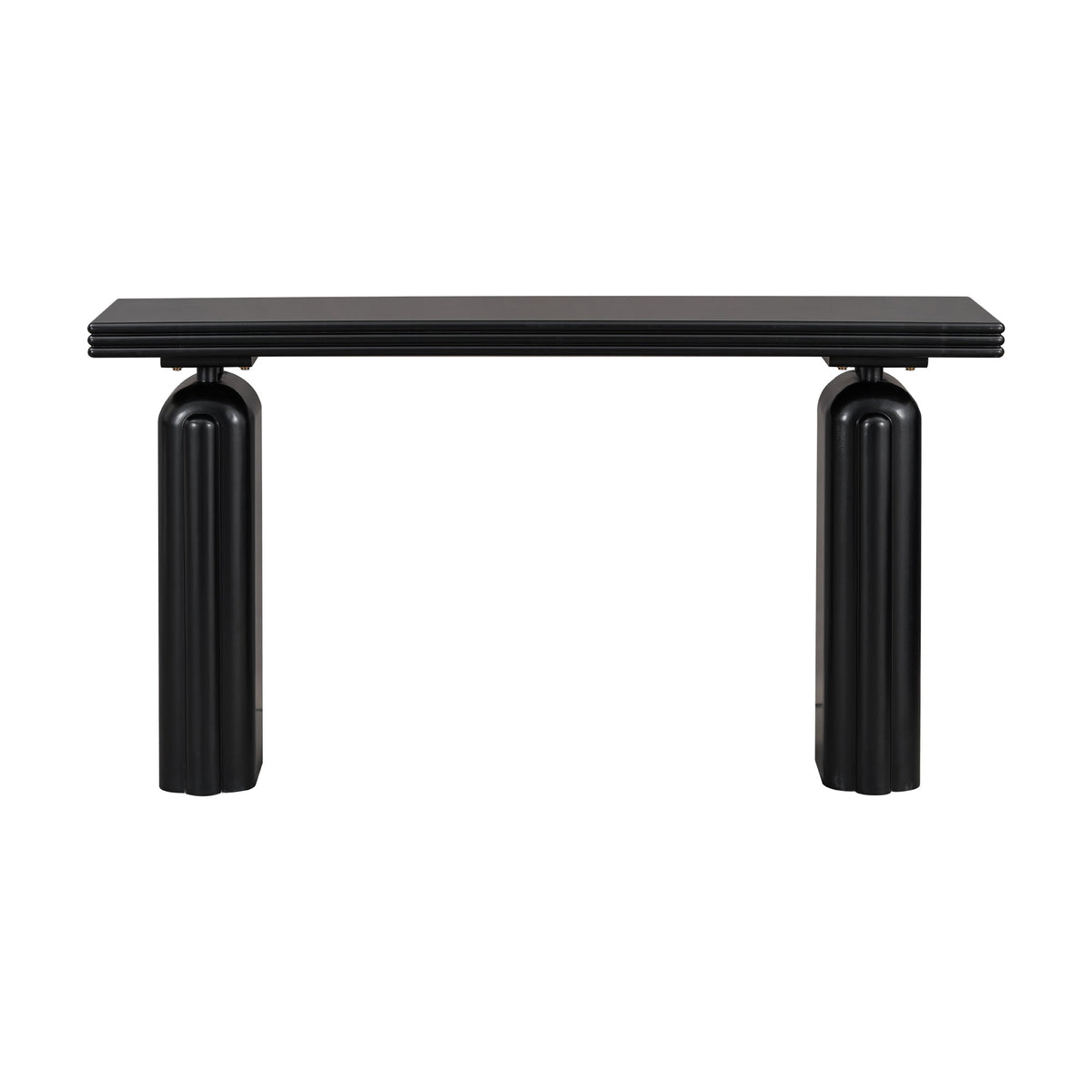 U_STYLE Chic Acacia Veneer Console Table