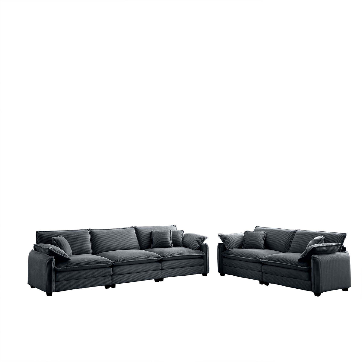 Family Sofa Set Deep Seat Sofa, Warm Sofa for Home Cinema and Living Room
