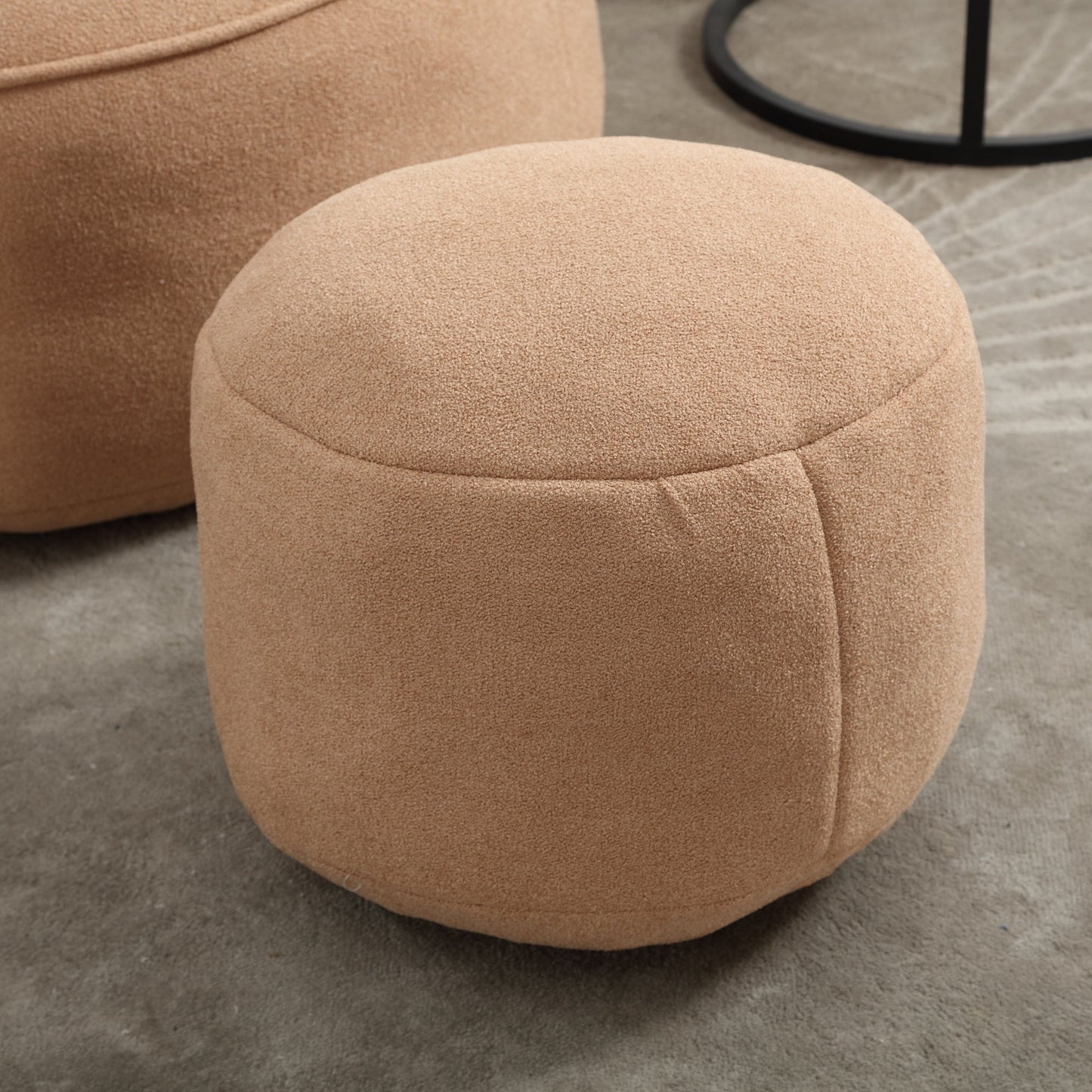 Bedding Bean Bag Sofa Chair High Pressure Foam Bean Bag Chair Adult Material with Padded Foam Padding Compressed Bean Bag With Footrest