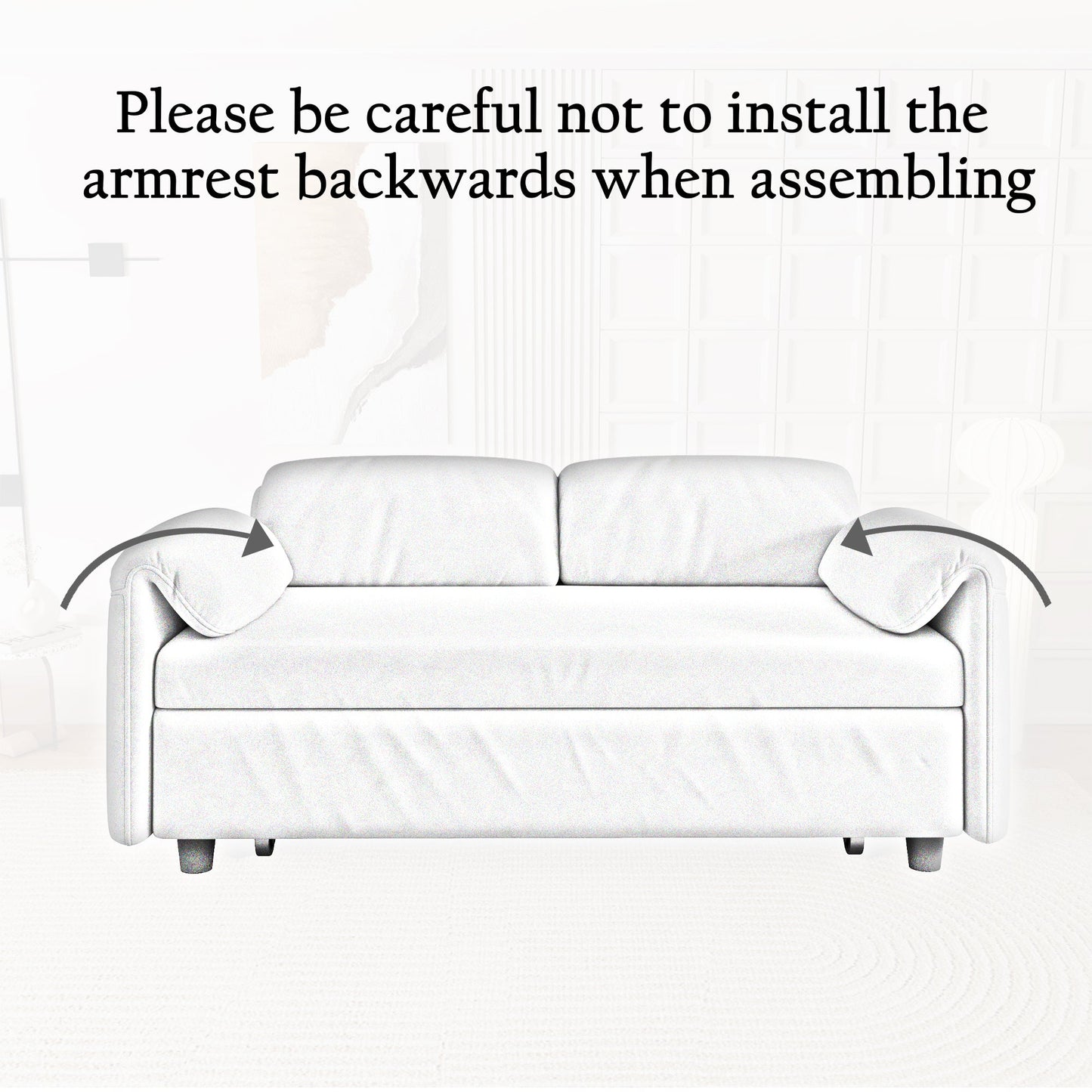 54-Inch Velvet Sofa Bed with Dual Purpose - Stylish & Functional