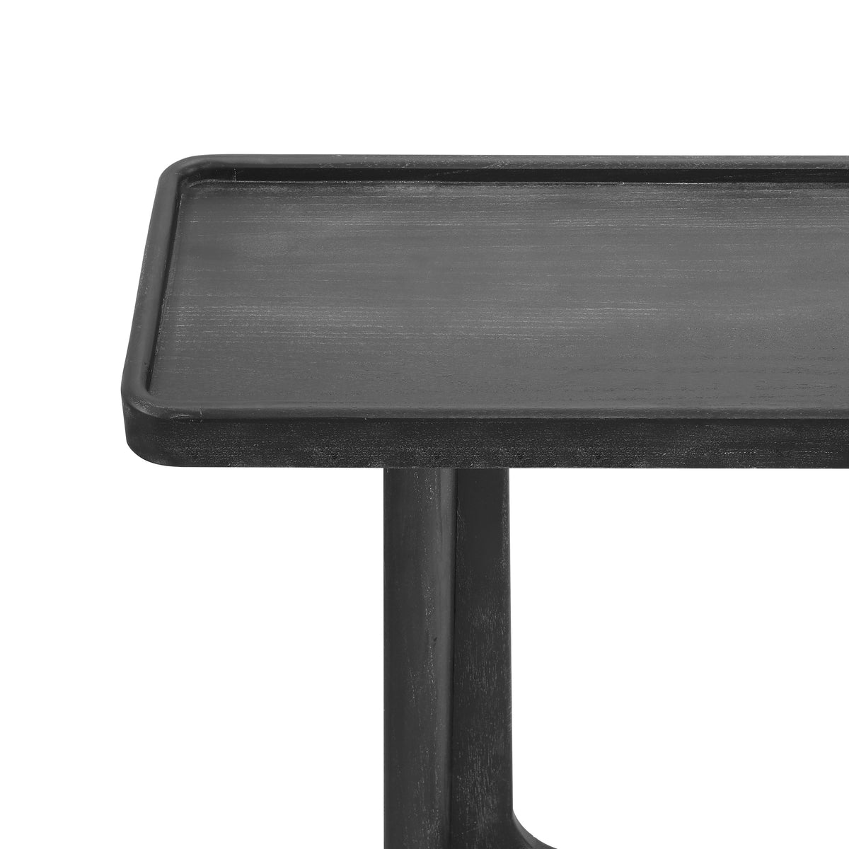 Farmhouse Console Table with Tray Top Design