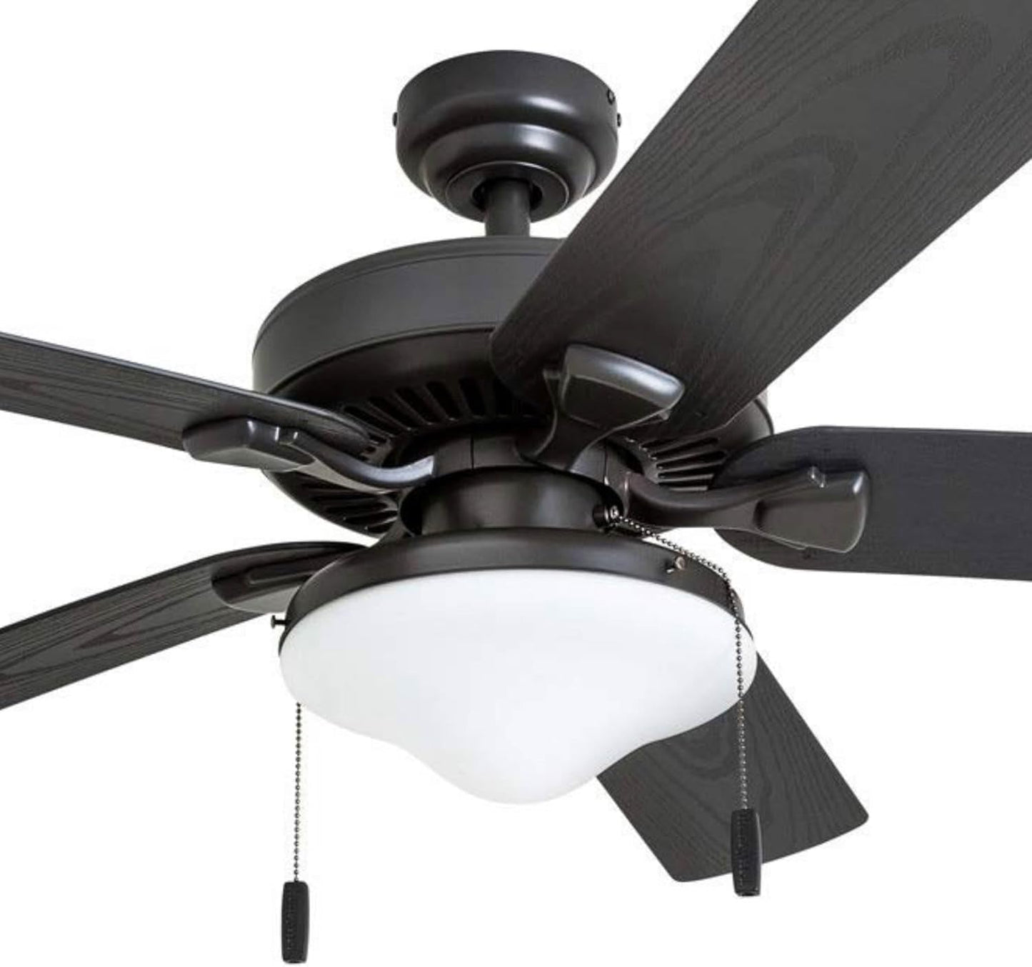 Belmar 52 Inch Bronze Damp Rated Ceiling Fan LED Light