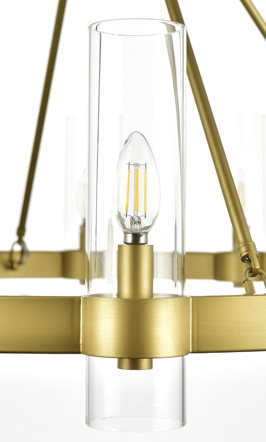 Small Wagon Wheel Chandelier