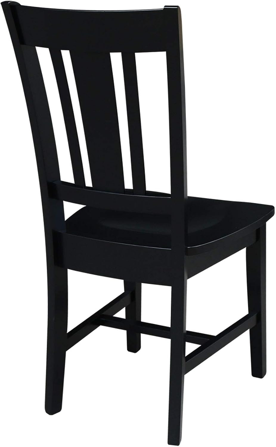 San Remo Splatback Dining Chairs Set Of Two, Black