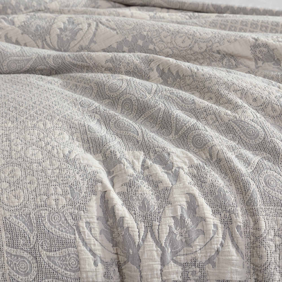 Paisley 3 Piece King Comforter Cover Set