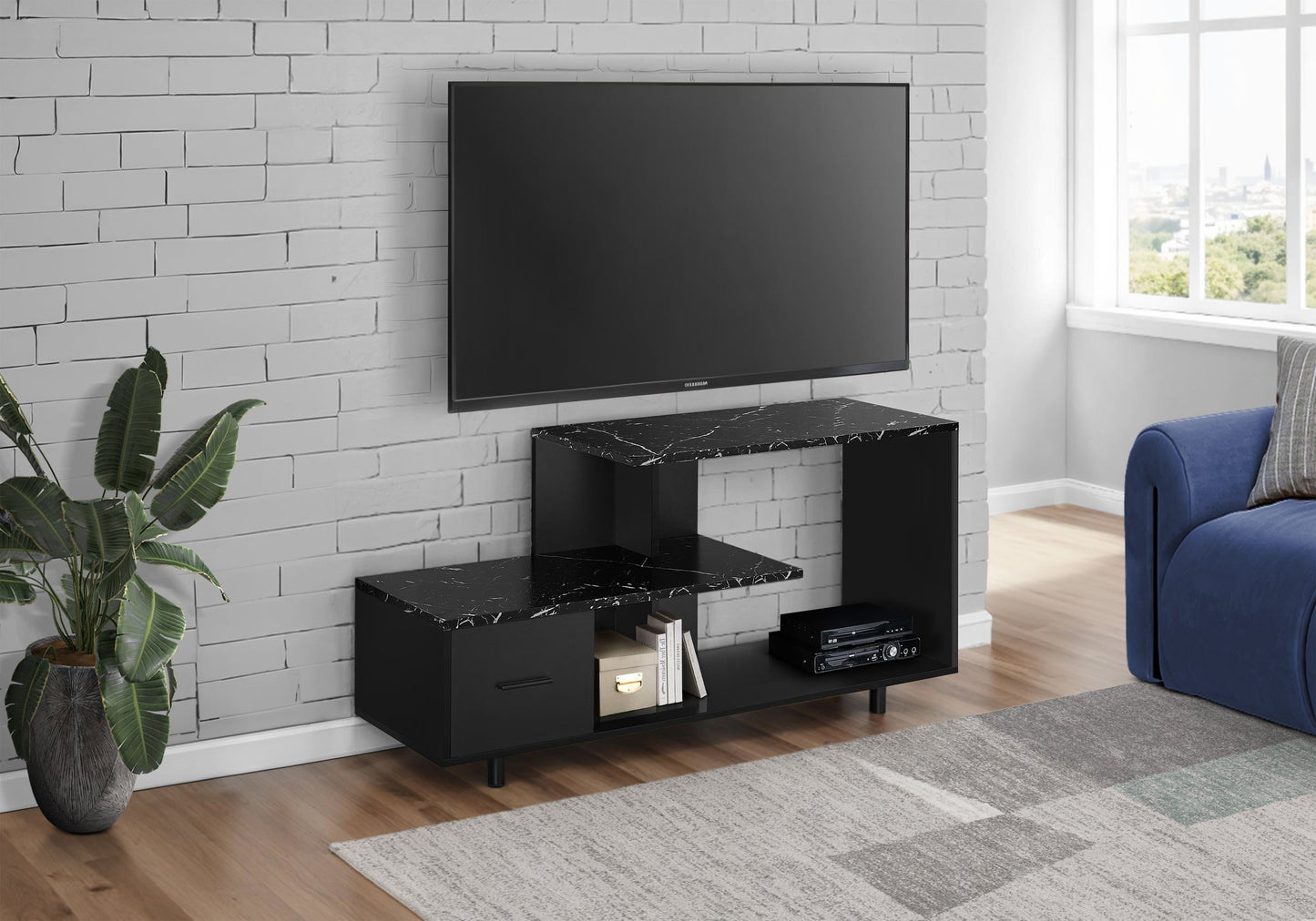 48 Inch TV Stand with Storage Drawer
