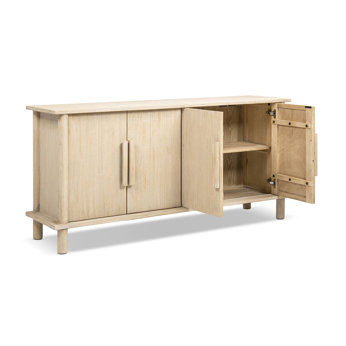 Milo 71" Reclaimed Wood 4-Door Sideboard
