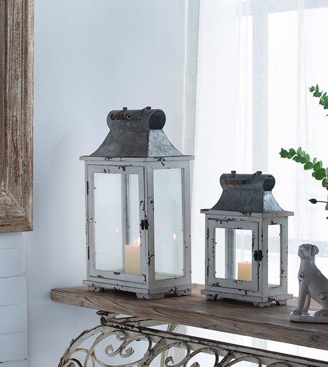 Wooden Candle Lantern Decorative, Hurricane Lantern Holder Decor for Indoor Outdoor, Home Garden Wedding