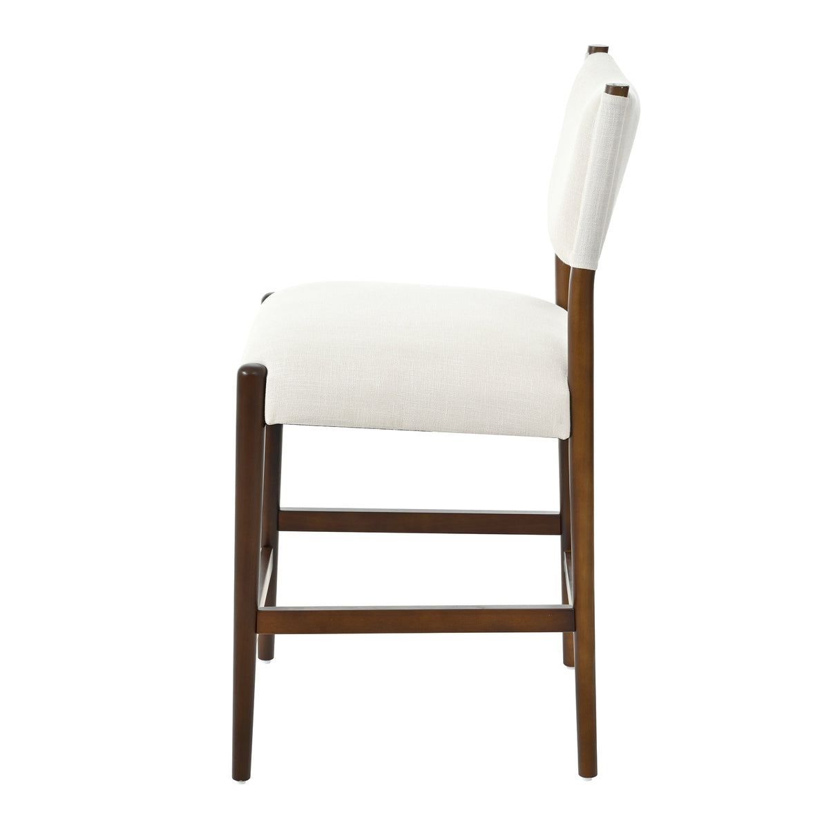 26.4" Solid Wood Counter Height Barstools Set of 2