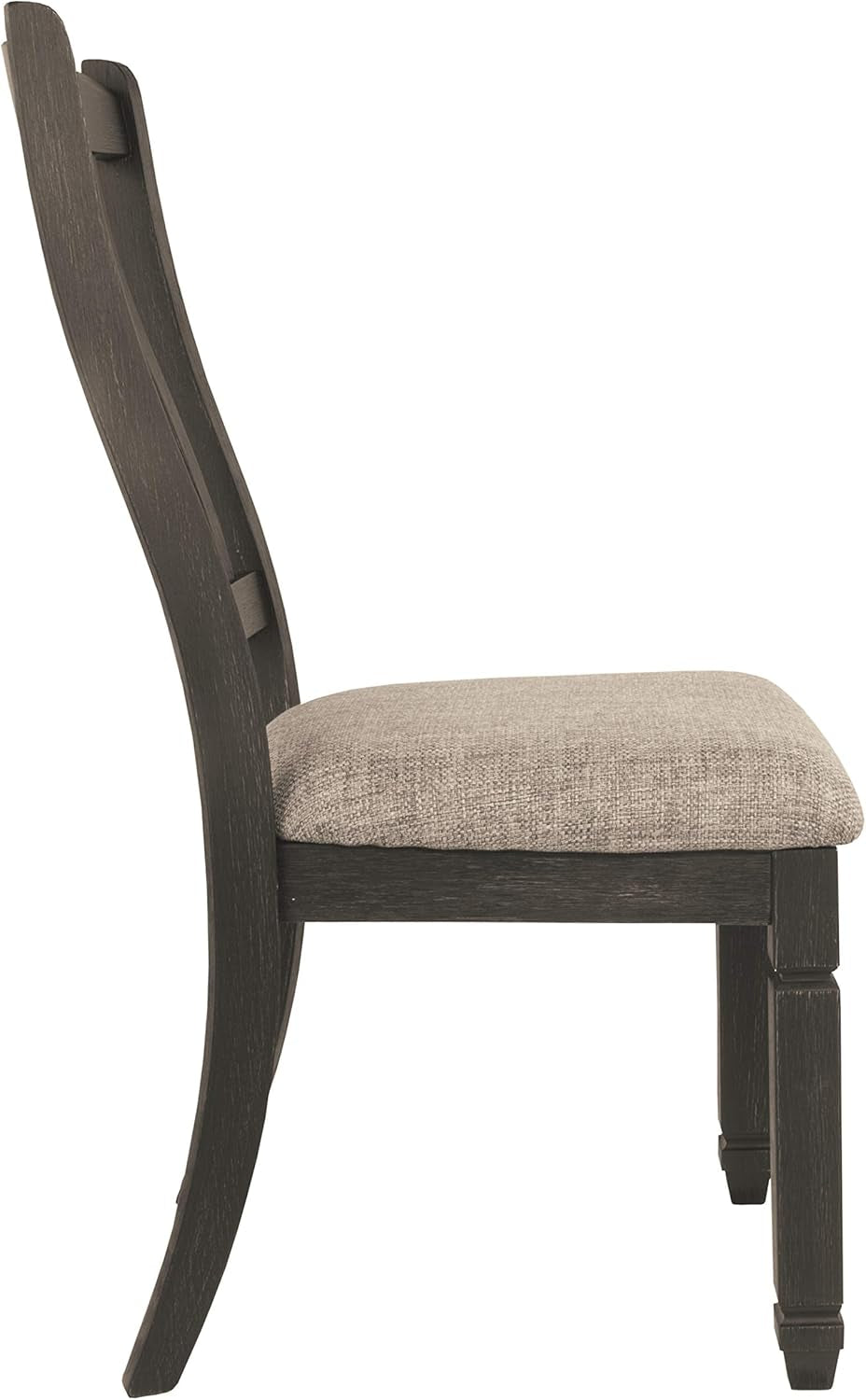 Upholstered Dining Chair 20 Inch Antique Black Set Of 2